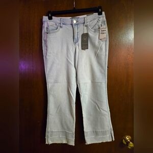 Wit & Wisdom Women's Light Blue Kick Flare Jeans 10